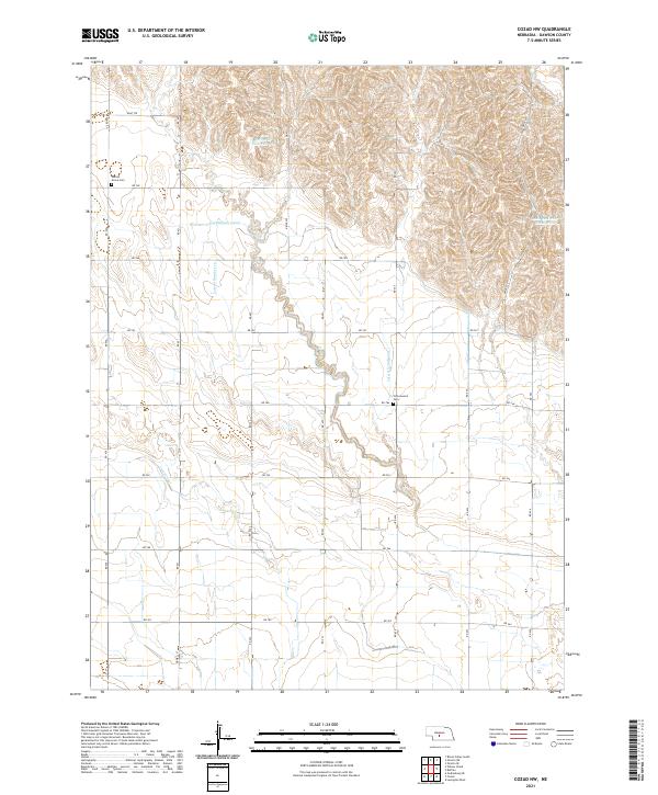 USGS Topographic Map – Cozad NW