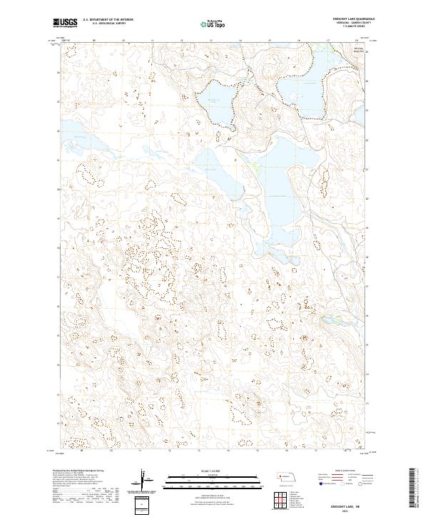 USGS Topographic Map – Crescent Lake