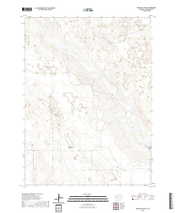 USGS Topographic Map – Crescent Lake SE