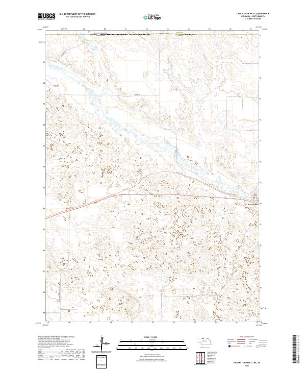 USGS Topographic Map – Crookston West