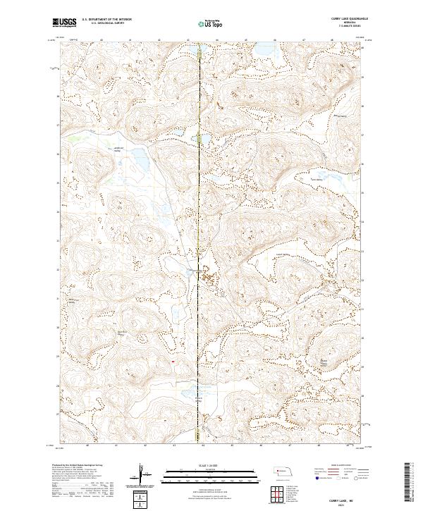 USGS Topographic Map – Curry Lake