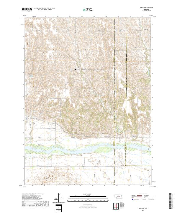 USGS Topographic Map – Cushing