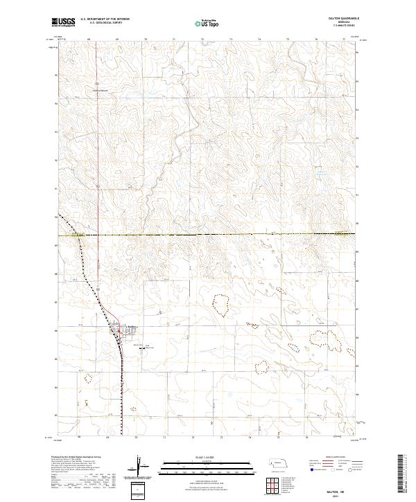 USGS Topographic Map – Dalton