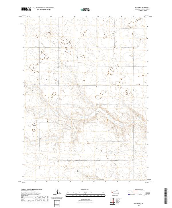 2021 Map of Dalton SE, 2021 Print