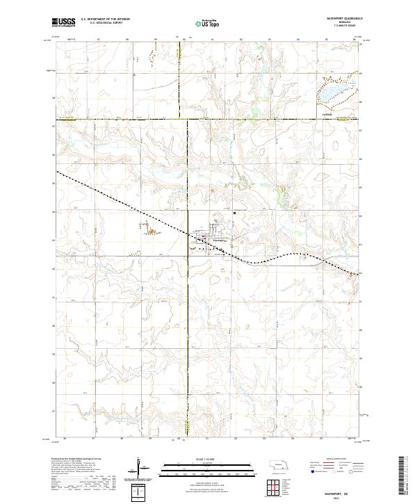USGS Topographic Map – Davenport
