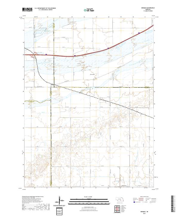USGS Topographic Map – Denman