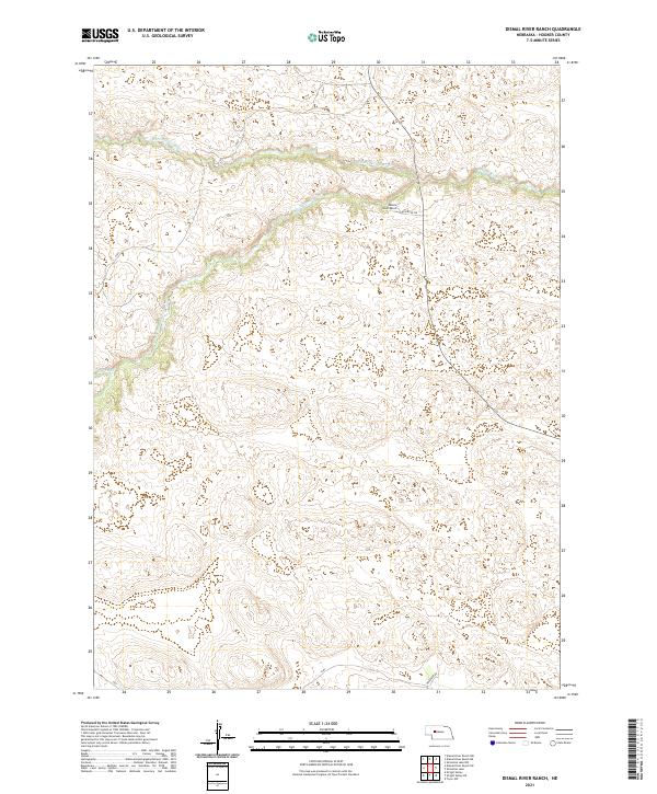 USGS Topographic Map – Dismal River Ranch