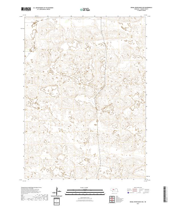 2021 Map of Dismal River Ranch NE, 2021 Print
