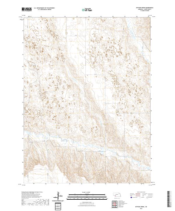 USGS Topographic Map – Dittons Creek