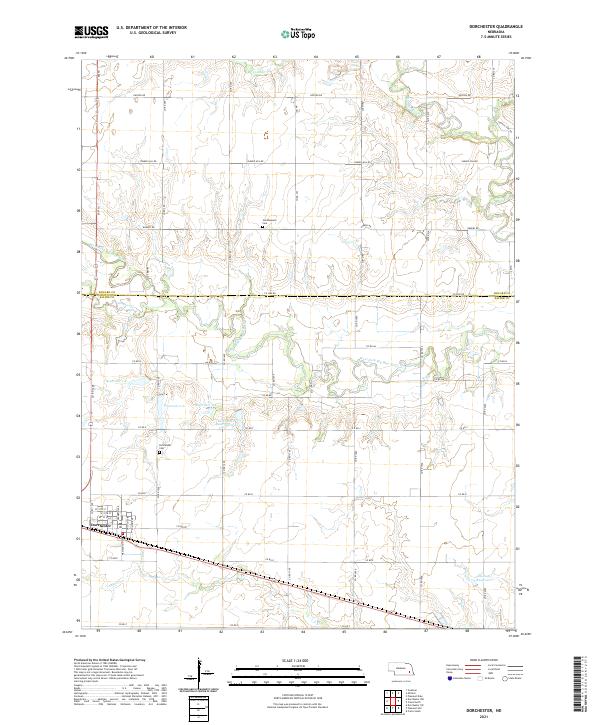 USGS Topographic Map – Dorchester