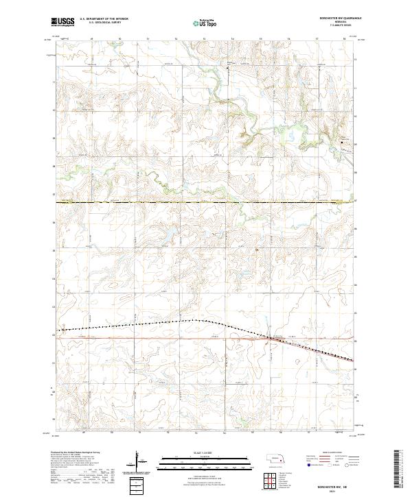 USGS Topographic Map – Dorchester NW