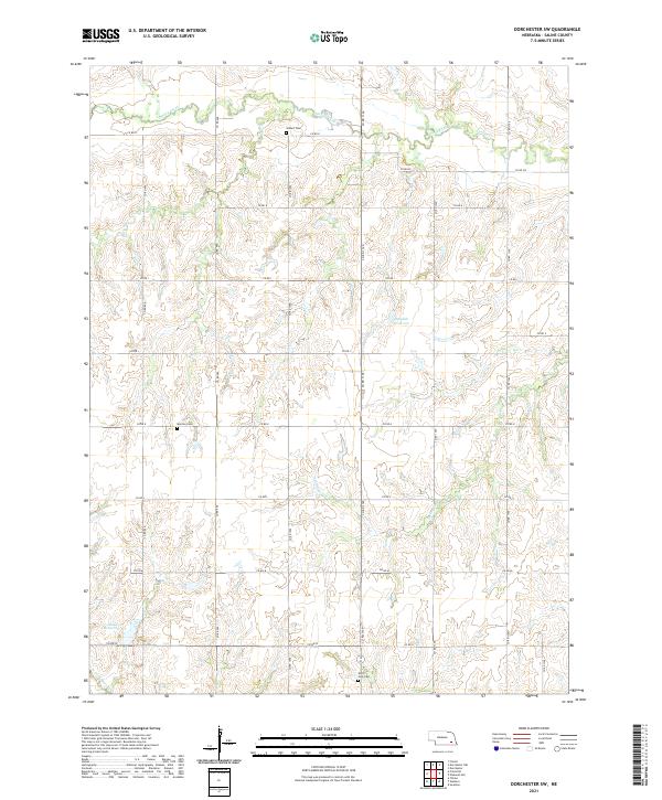 USGS Topographic Map – Dorchester SW