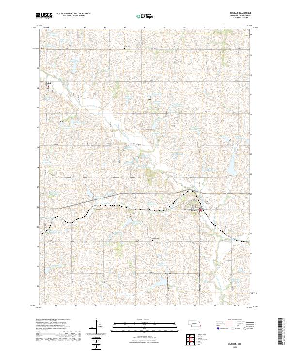 USGS Topographic Map – Dunbar