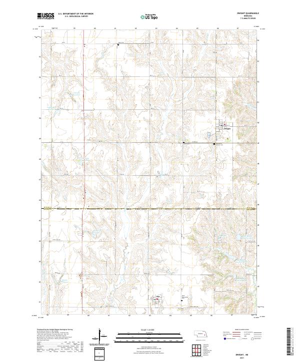 USGS Topographic Map – Dwight