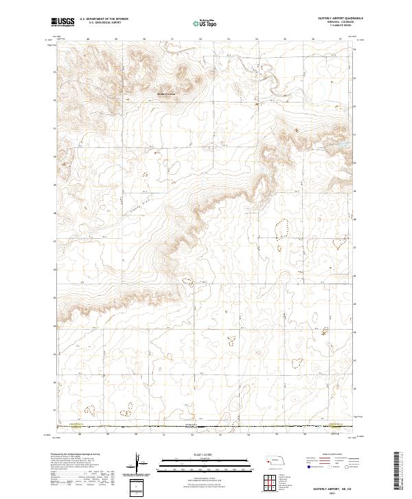 USGS Topographic Map – Easterly Airport