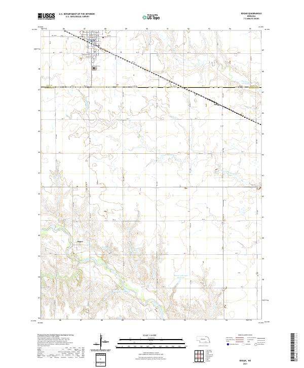 USGS Topographic Map – Edgar