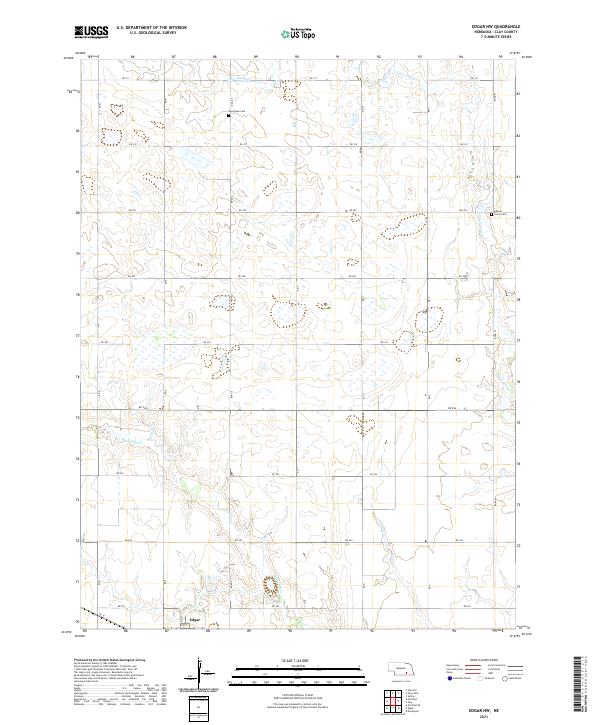 USGS Topographic Map – Edgar NW
