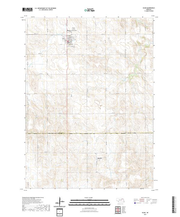 USGS Topographic Map – Elgin