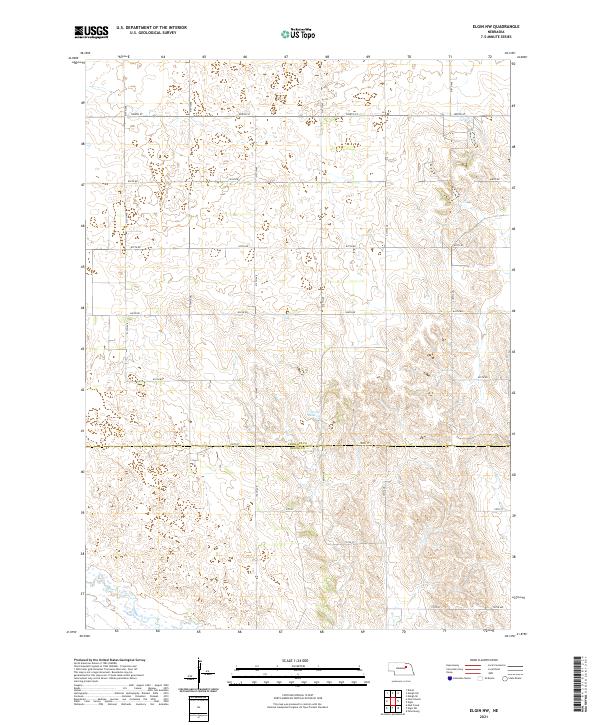 USGS Topographic Map – Elgin NW