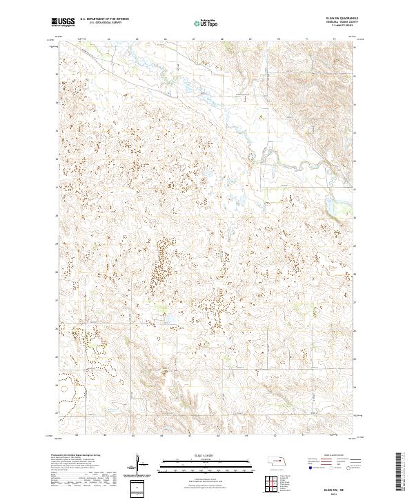 USGS Topographic Map – Elgin SW