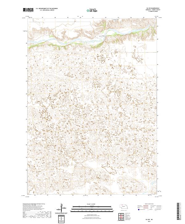 2021 Map of Eli SW, 2021 Print