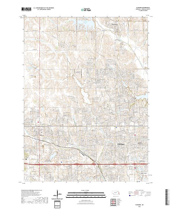 USGS Topographic Map – Elkhorn