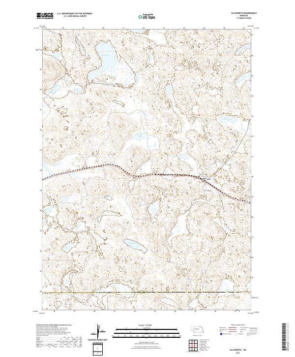 USGS Topographic Map – Ellsworth