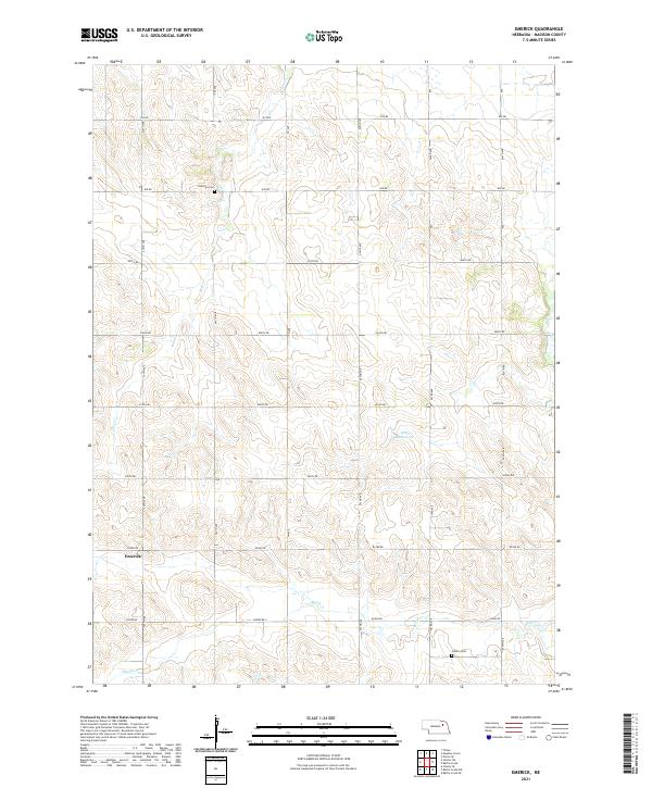 USGS Topographic Map – Emerick