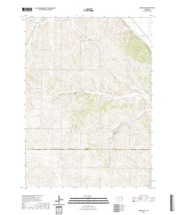 USGS Topographic Map – Emerson SE