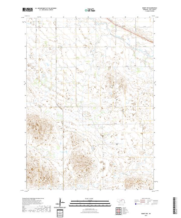USGS Topographic Map – Emmet NW