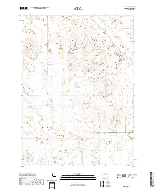 2021 Map of Emmet SE, 2021 Print