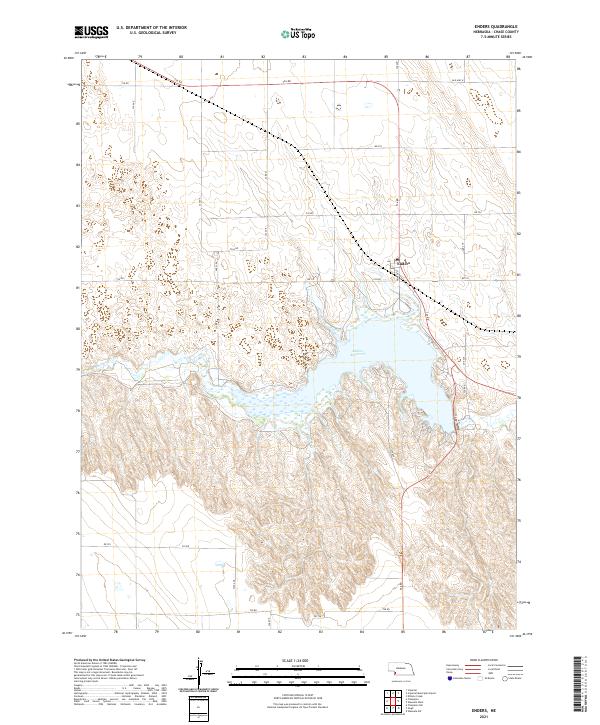 USGS Topographic Map – Enders