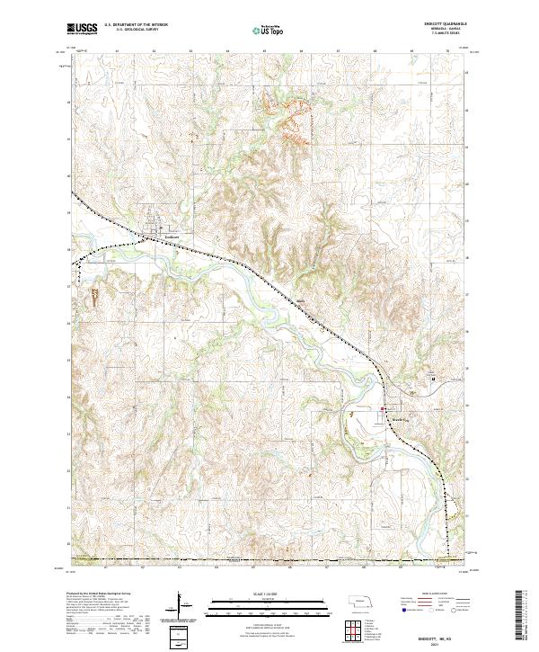 USGS Topographic Map – Endicott