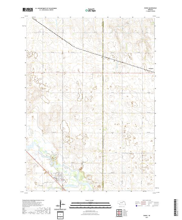 USGS Topographic Map – Ewing