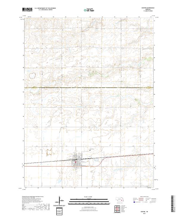 USGS Topographic Map – Exeter