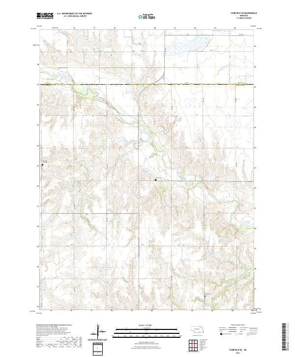 USGS Topographic Map – Fairfield SE
