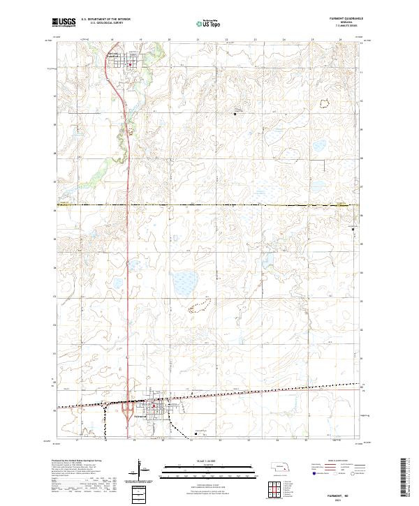 USGS Topographic Map – Fairmont