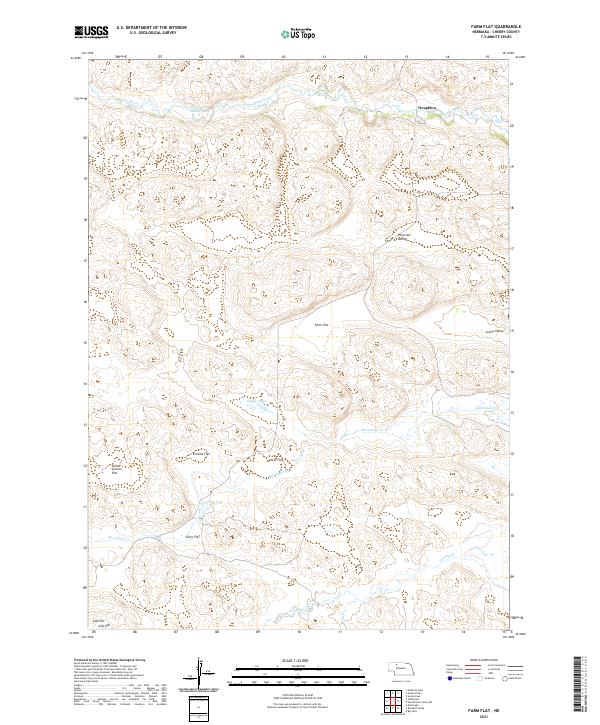 USGS Topographic Map – Farm Flat