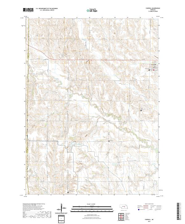 USGS Topographic Map – Farwell