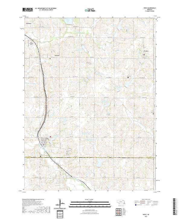 USGS Topographic Map – Firth
