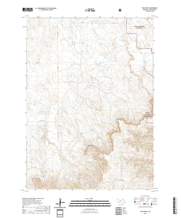 USGS Topographic Map – Five Points