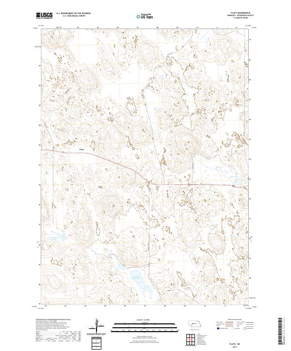 USGS Topographic Map – Flats