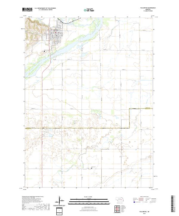 USGS Topographic Map – Fullerton