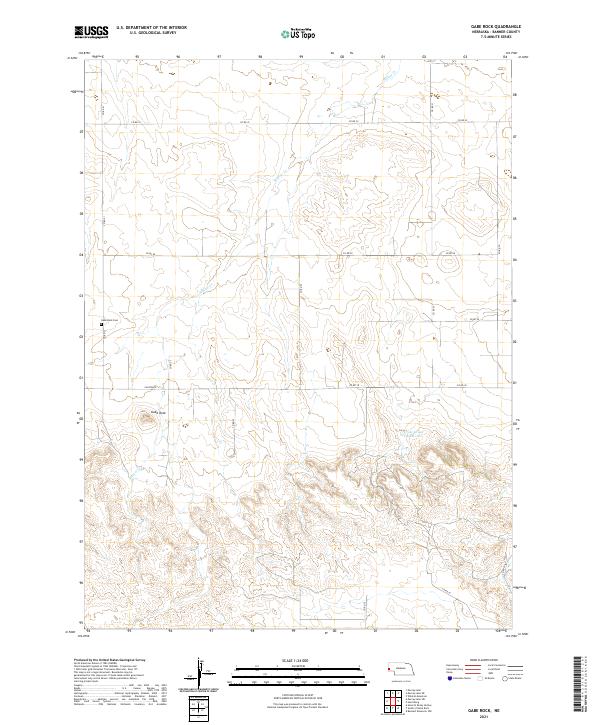 USGS Topographic Map – Gabe Rock