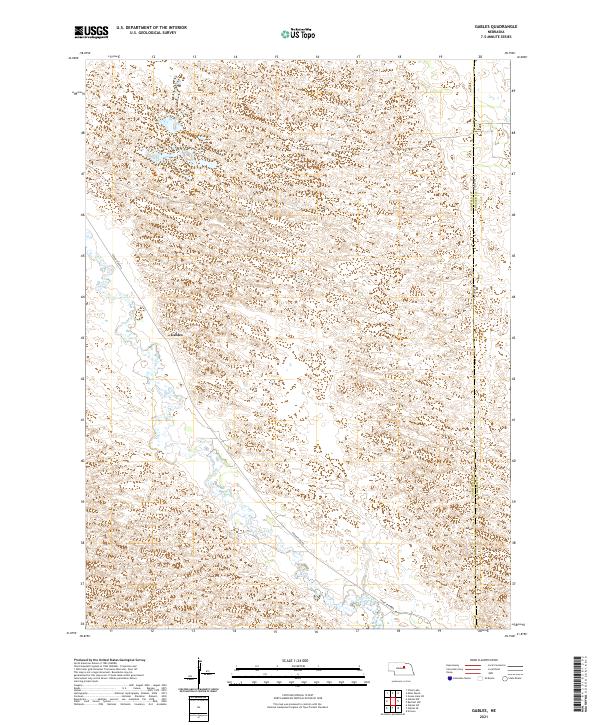 USGS Topographic Map – Gables