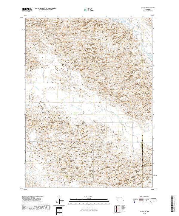 USGS Topographic Map – Gables SE