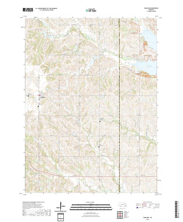USGS Topographic Map – Garland