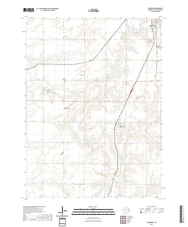 USGS Topographic Map – Garrison