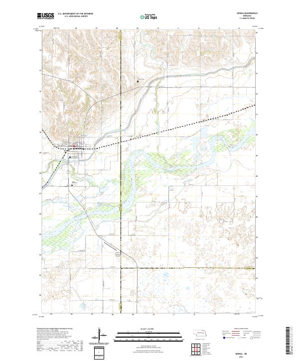 USGS Topographic Map – Genoa