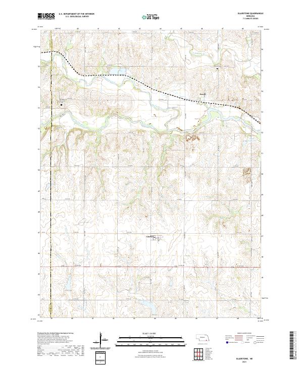 USGS Topographic Map – Gladstone